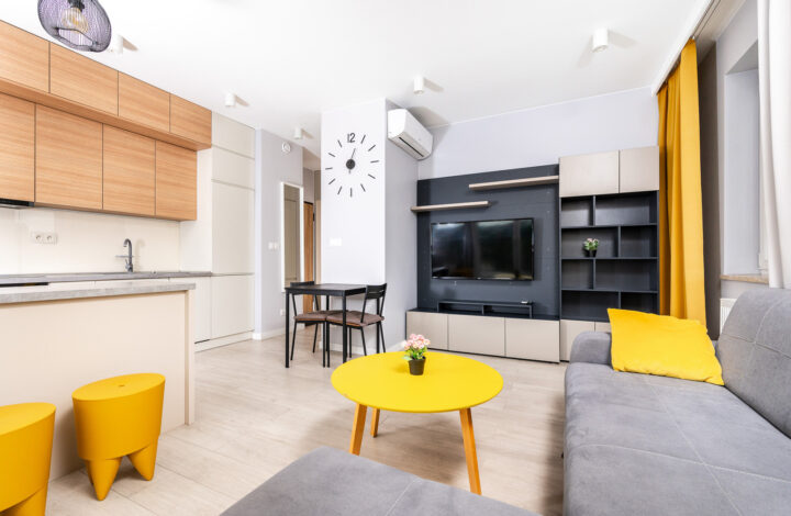 Apartment with a terrace and a view of the Vistula