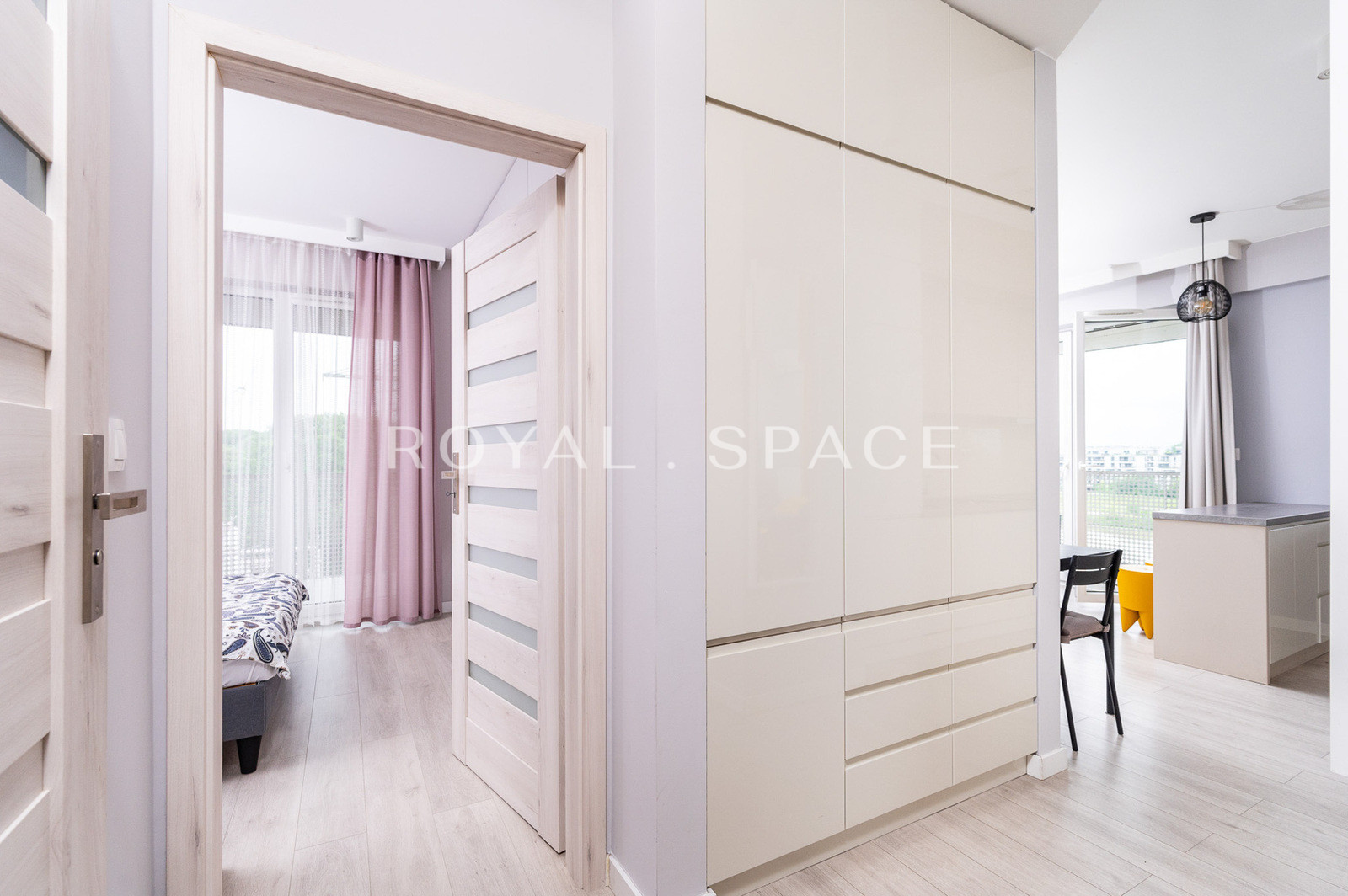 Apartment with a terrace and a view of the Vistula