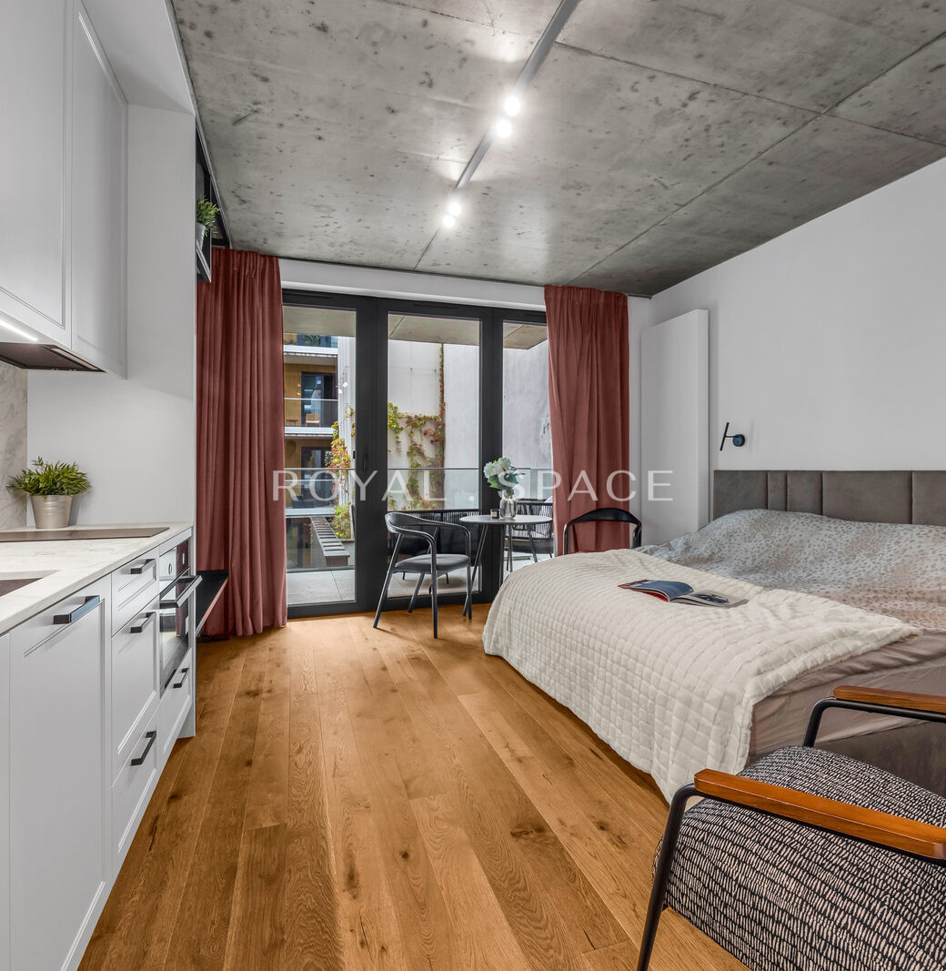 Сучасна студія з лоджією на Емілії Плятер 15!