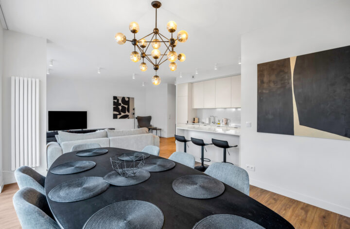 Apartament z ogrodem 100m2 oraz przeszkleniami