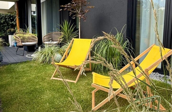 Apartament z ogródkiem w nowej inwestycji