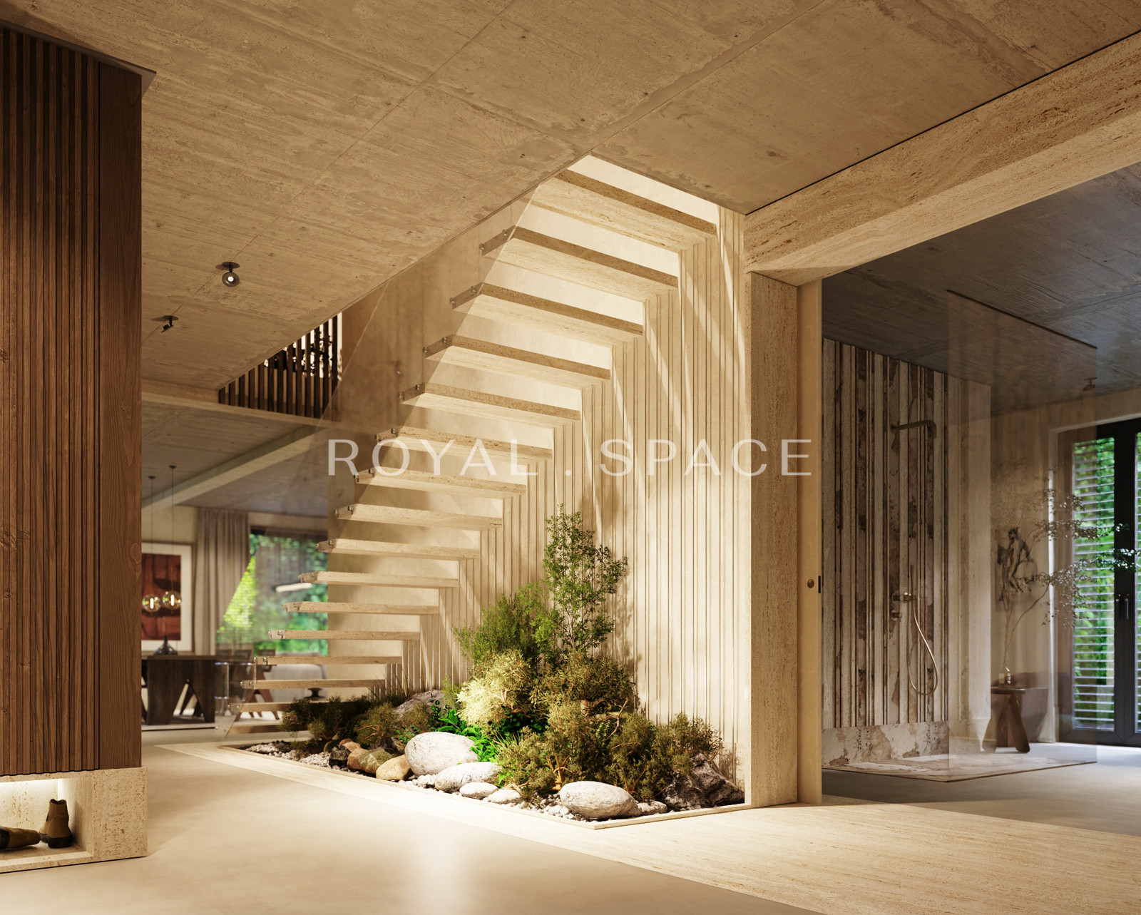 Dwupoziomowy apartament z ogrodem | 02