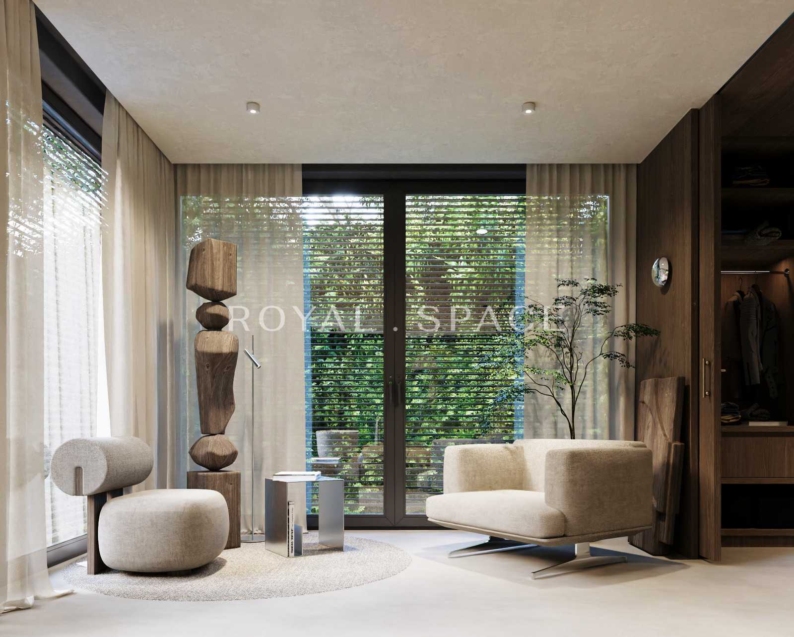 Dwupoziomowy apartament z ogrodem | 02