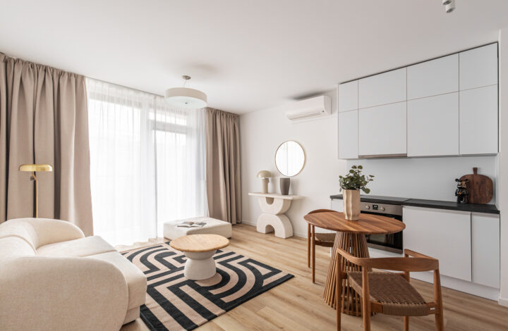 Привабливі світлі апартаменти біля Norblina