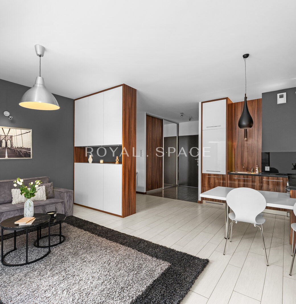 Studio z dużym balkonem na Wiślanych Tarasach!