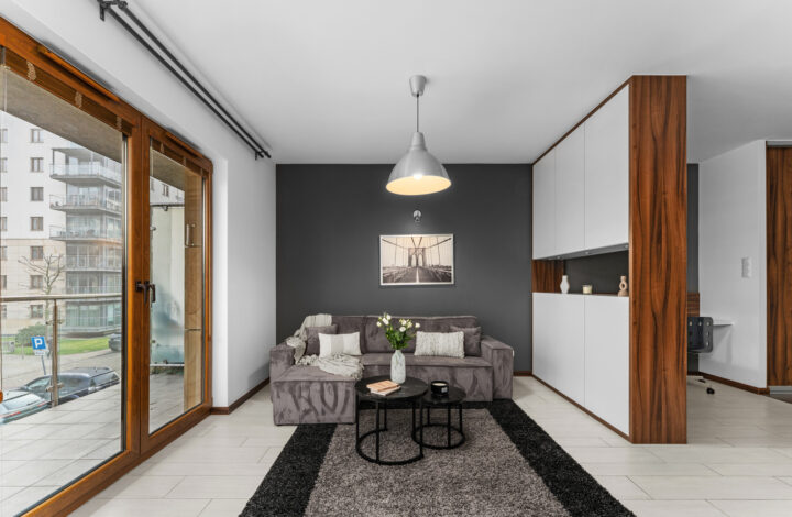 Studio z dużym balkonem na Wiślanych Tarasach!