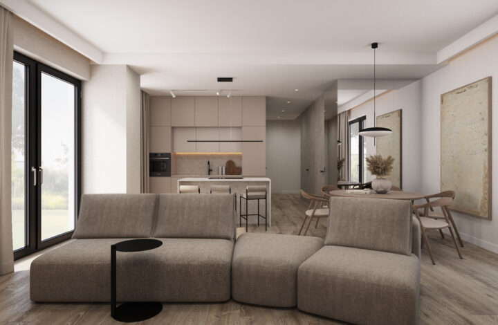 Apartment with a 400 sqm garden in the city center