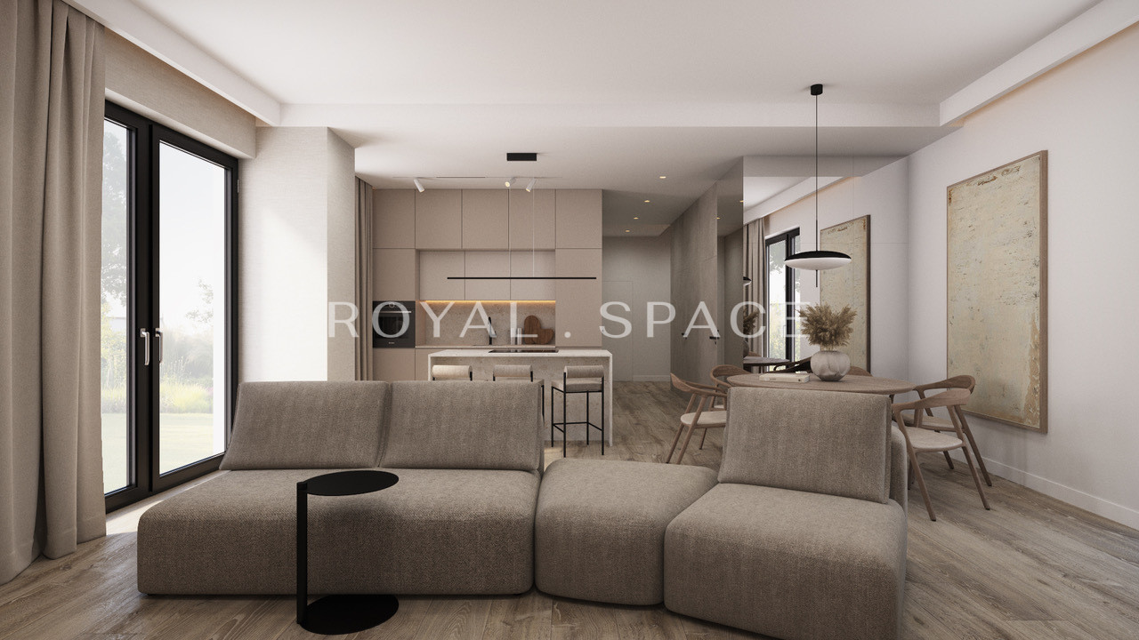 Apartment with a 400 sqm garden in the city center