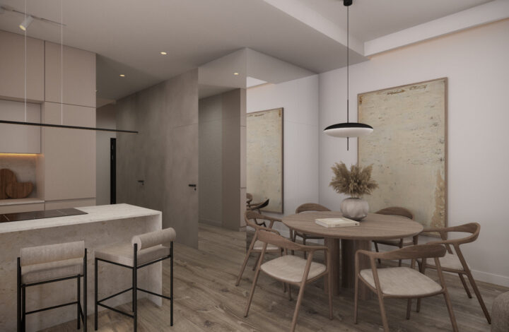 Apartment with a 400 sqm garden in the city center