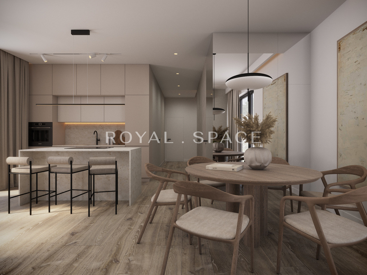 Apartment with a 400 sqm garden in the city center