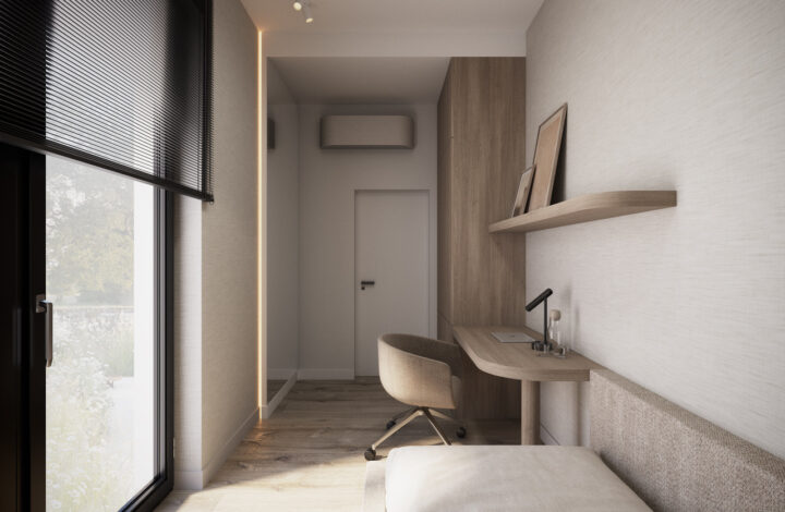 Apartment with a 400 sqm garden in the city center