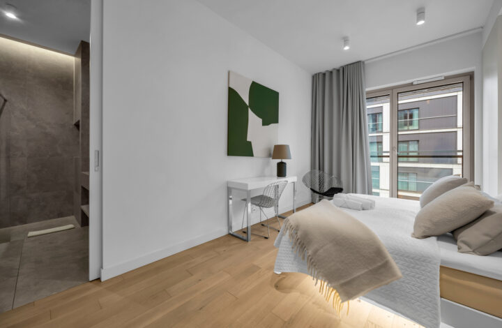 Apartament na 13 piętrze w Mennica Residence!