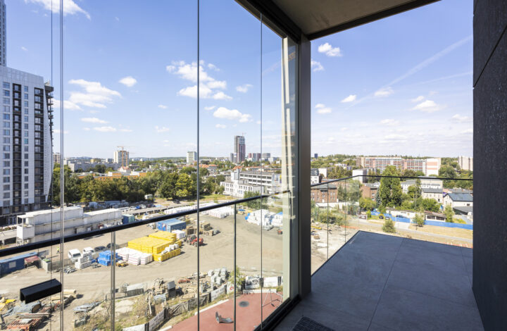 Apartment with balcony | 8th floor | City Centr