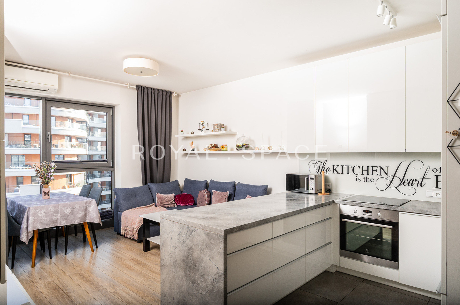 Wiślane Tarasy | przestronne mieszkanie z klimą