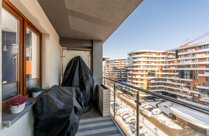 Wiślane Tarasy | przestronne mieszkanie z klimą