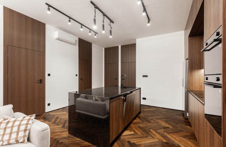 Modern apartment with air conditioning