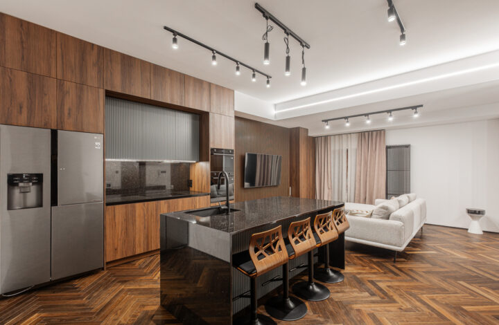 Modern apartment with air conditioning