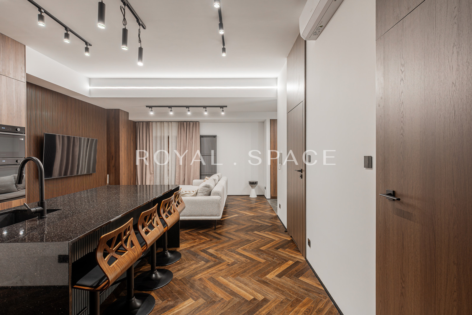 Modern apartment with air conditioning