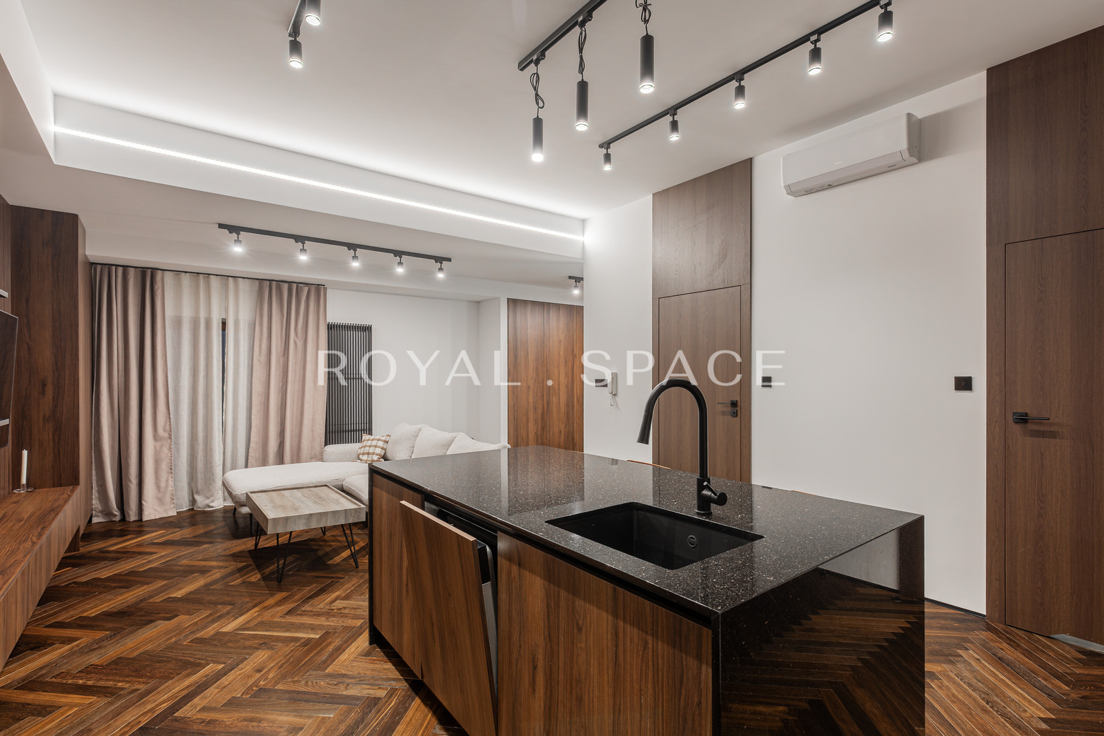 Modern apartment with air conditioning