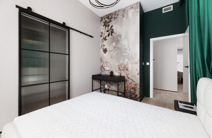 Modern flat with high ceilings at Młyny Mogilska!