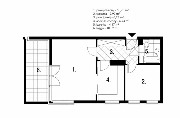 Sunny apartment next to the UJ Campus!