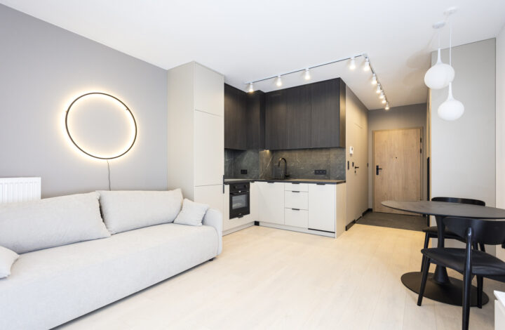 Nowoczesna kawalerka przy parku | BELG