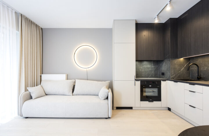 Nowoczesna kawalerka przy parku | BELG