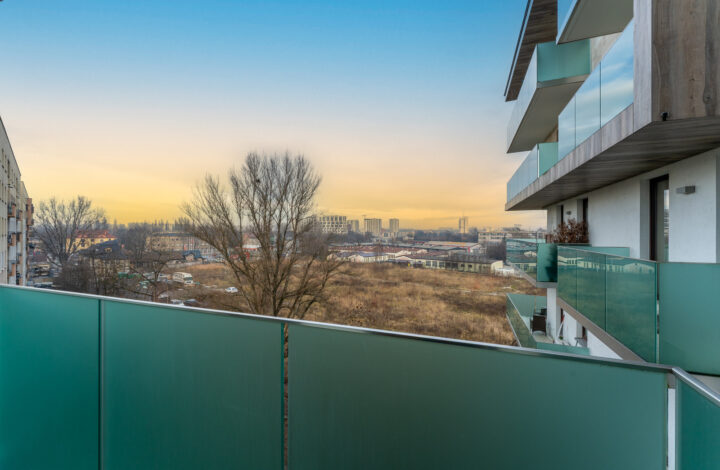 Світла квартира з балконом | Grzegórzki