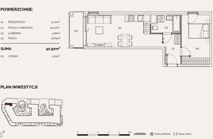 Apartment in a prestigious investment NO PCC!