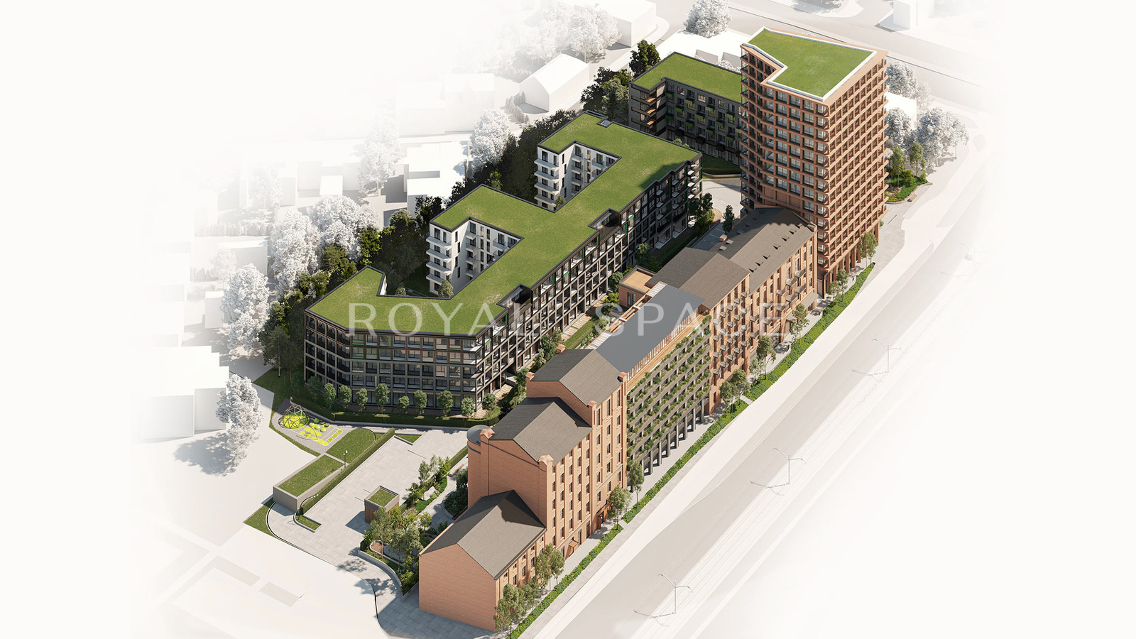 Однокімнатний апартамент у Młyny Mogilska | Wieża