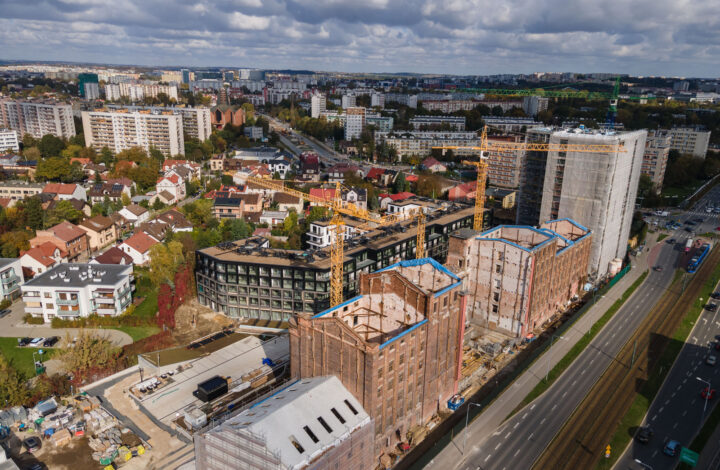 Однокімнатний апартамент у Młyny Mogilska | Wieża