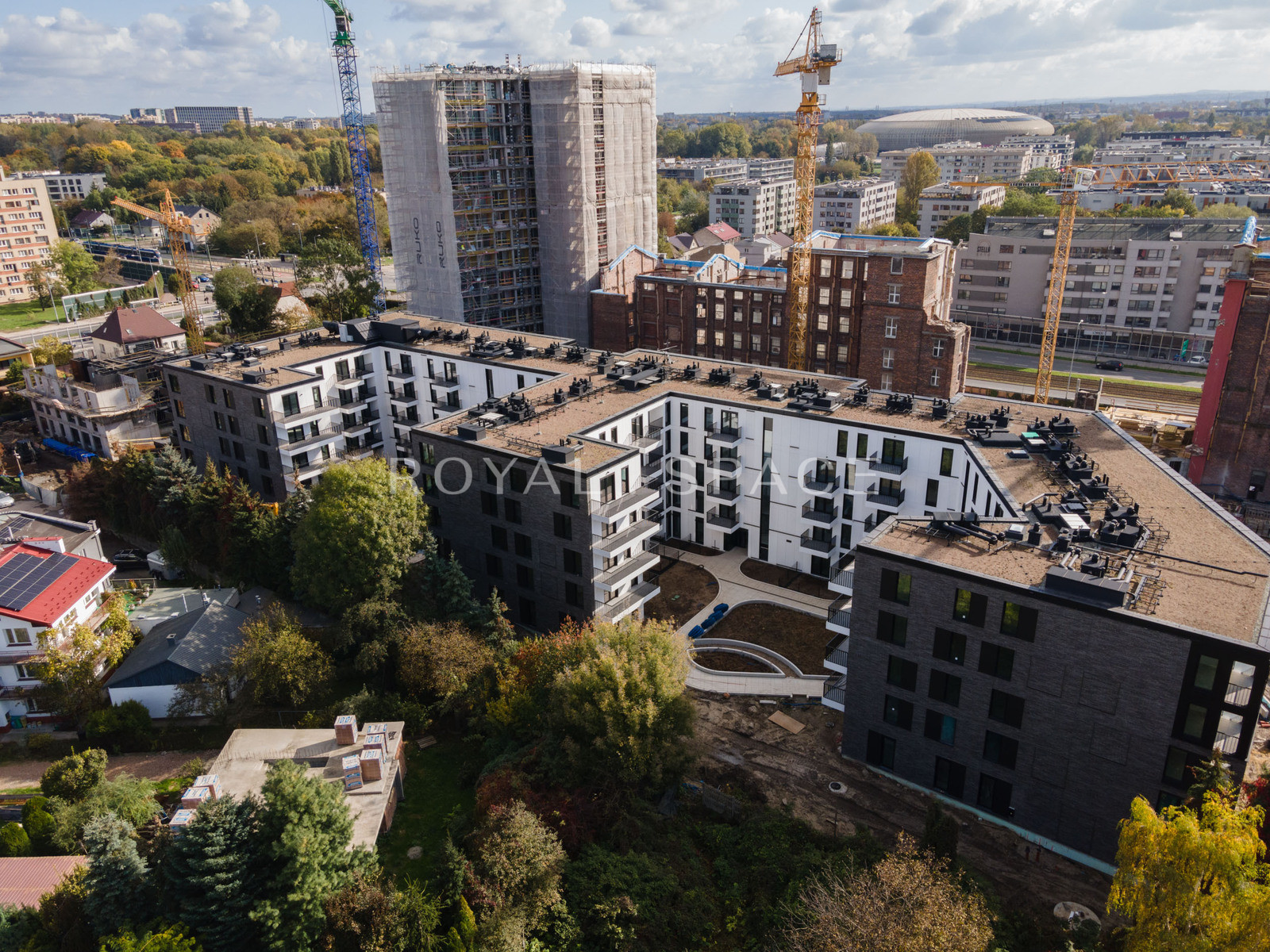 Однокімнатний апартамент у Młyny Mogilska | Wieża