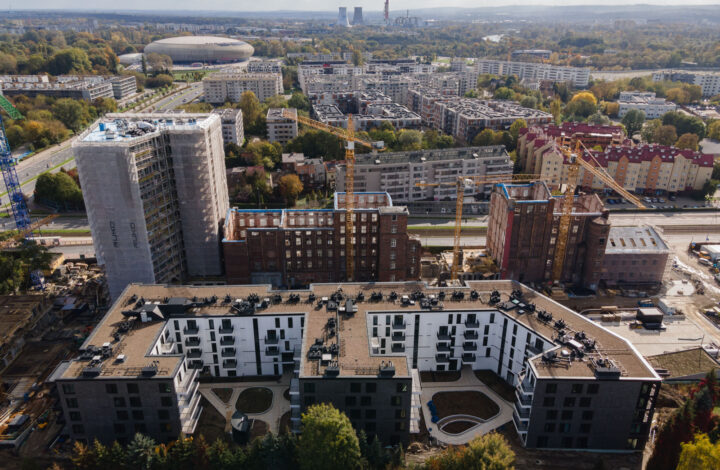 Однокімнатний апартамент у Młyny Mogilska | Wieża