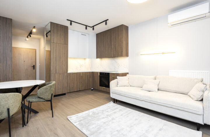 Nowoczesna kawalerka przy parku | BELG