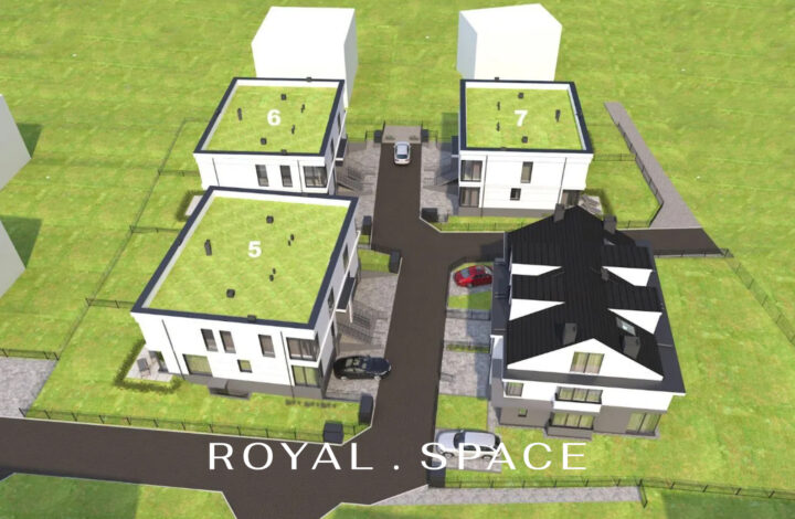 Bliźniak na zamkniętym osiedlu na Woli Justowskiej