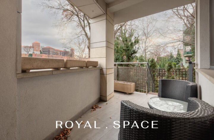 Apartament z ogrodem i widokiem na Wawel w centrum