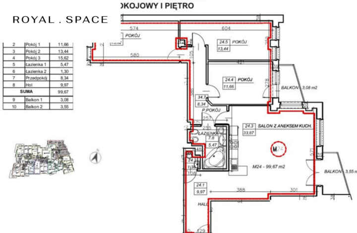 Apartament w najwyższym standardzie | 100 m2