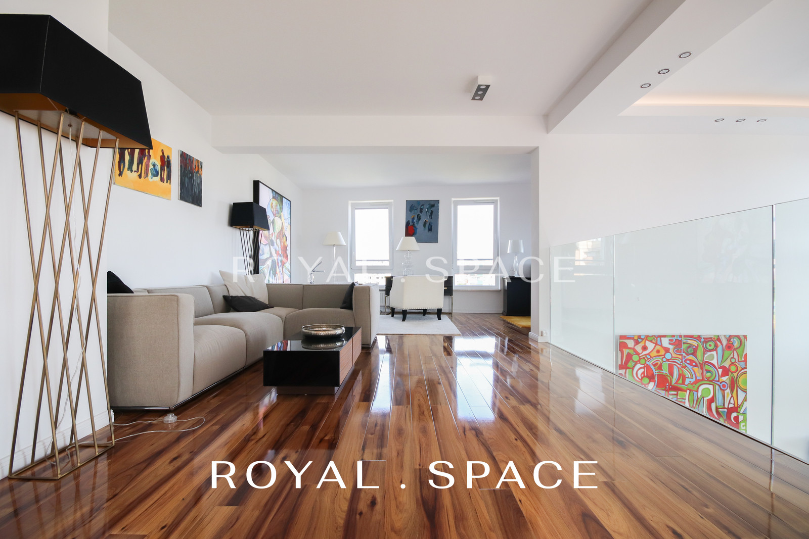 Dwupoziomowy apartament w stylu nowojorskim