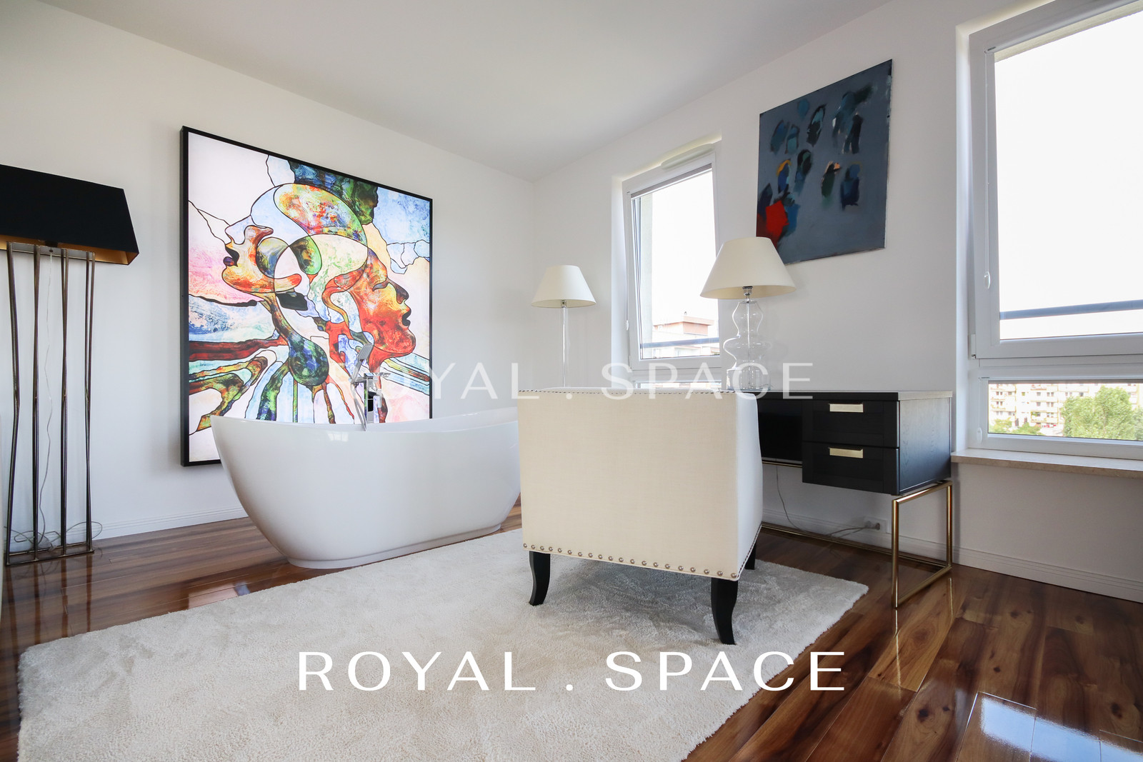 Dwupoziomowy apartament w stylu nowojorskim