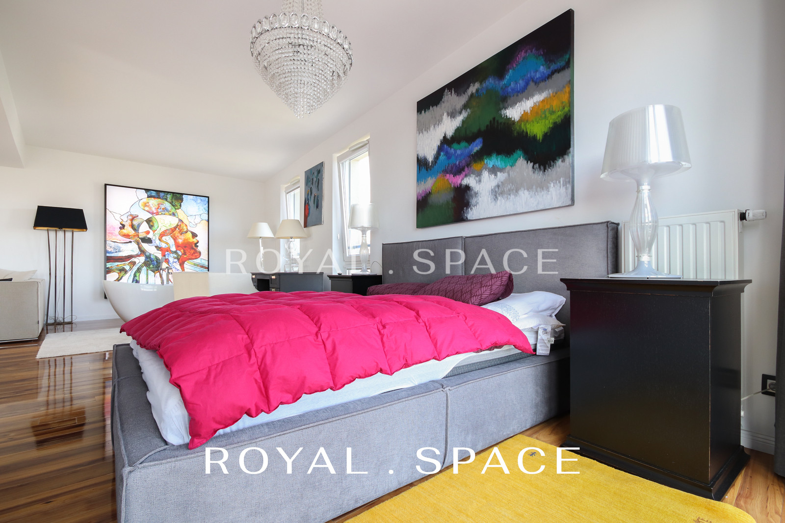 Dwupoziomowy apartament w stylu nowojorskim