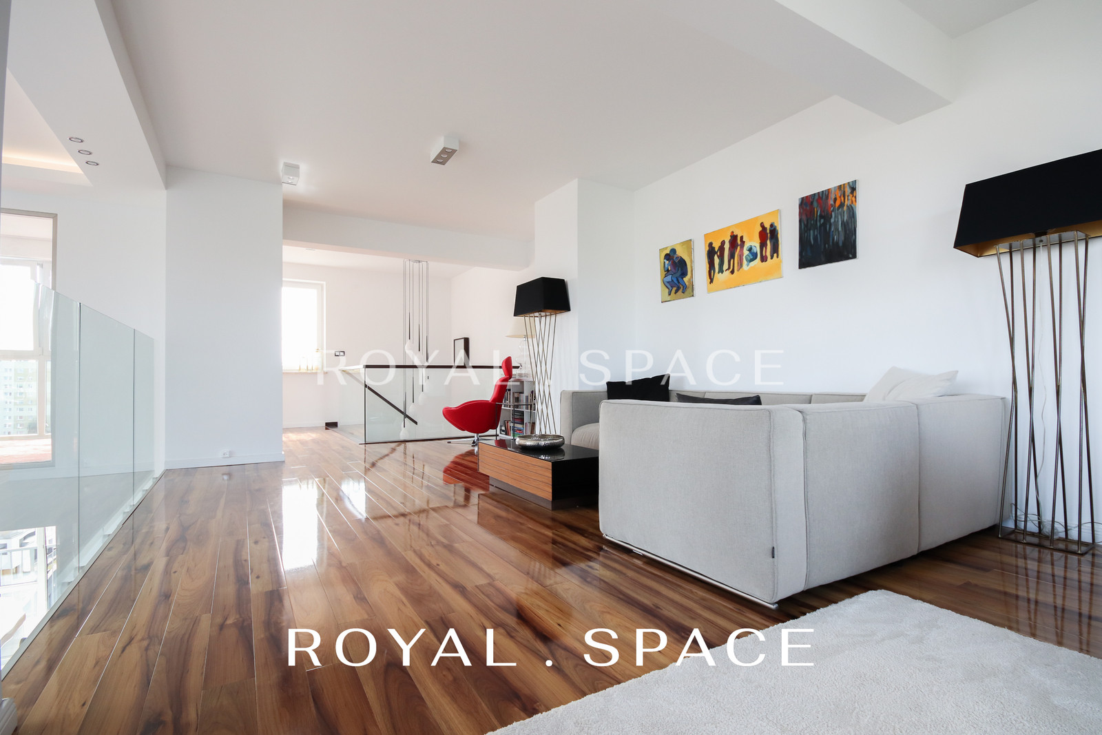 Dwupoziomowy apartament w stylu nowojorskim