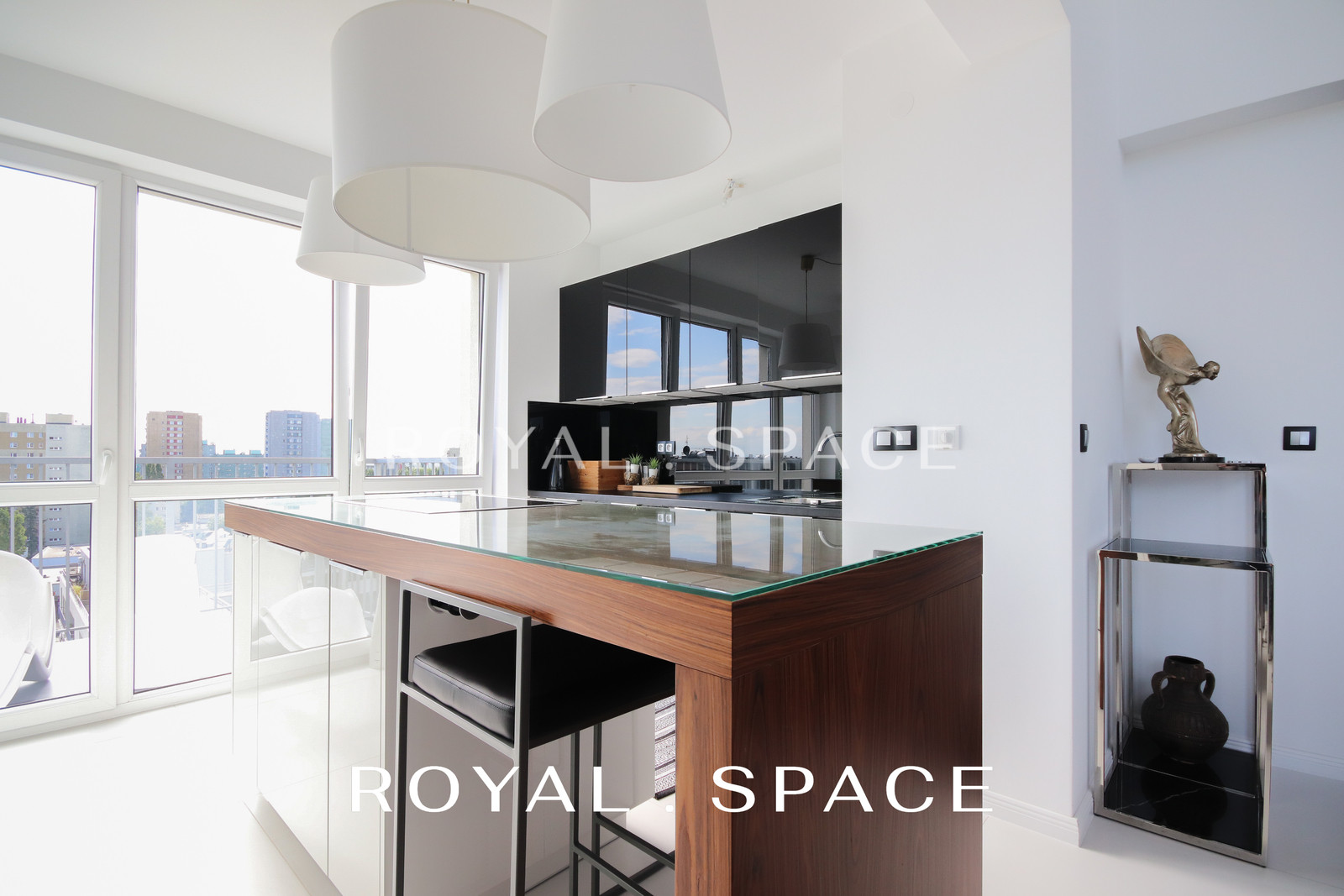 Dwupoziomowy apartament w stylu nowojorskim