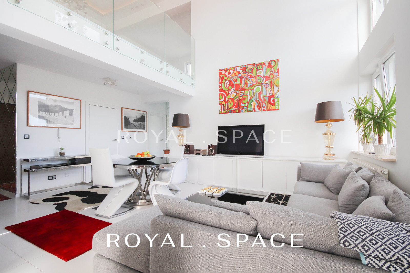 Dwupoziomowy apartament w stylu nowojorskim