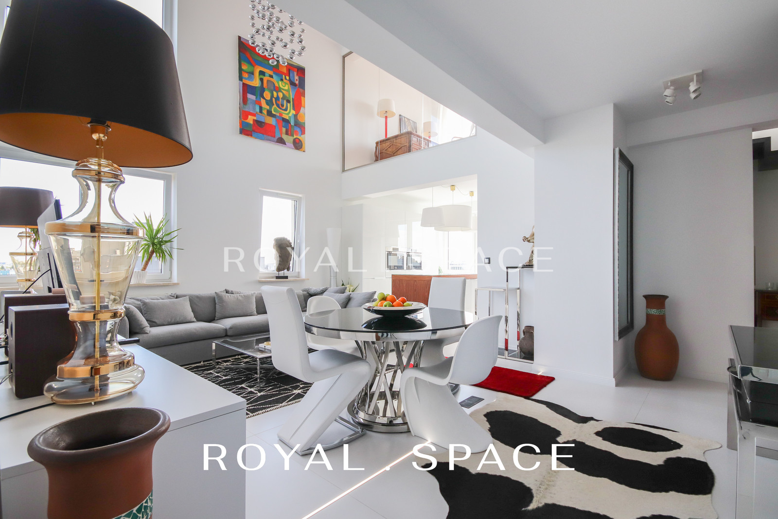 Dwupoziomowy apartament w stylu nowojorskim