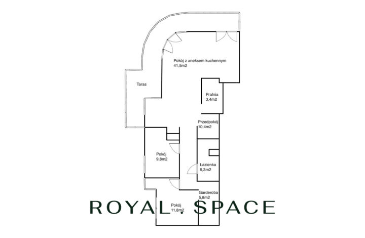 Apartament z widokowym tarasem na 10 piętrze!