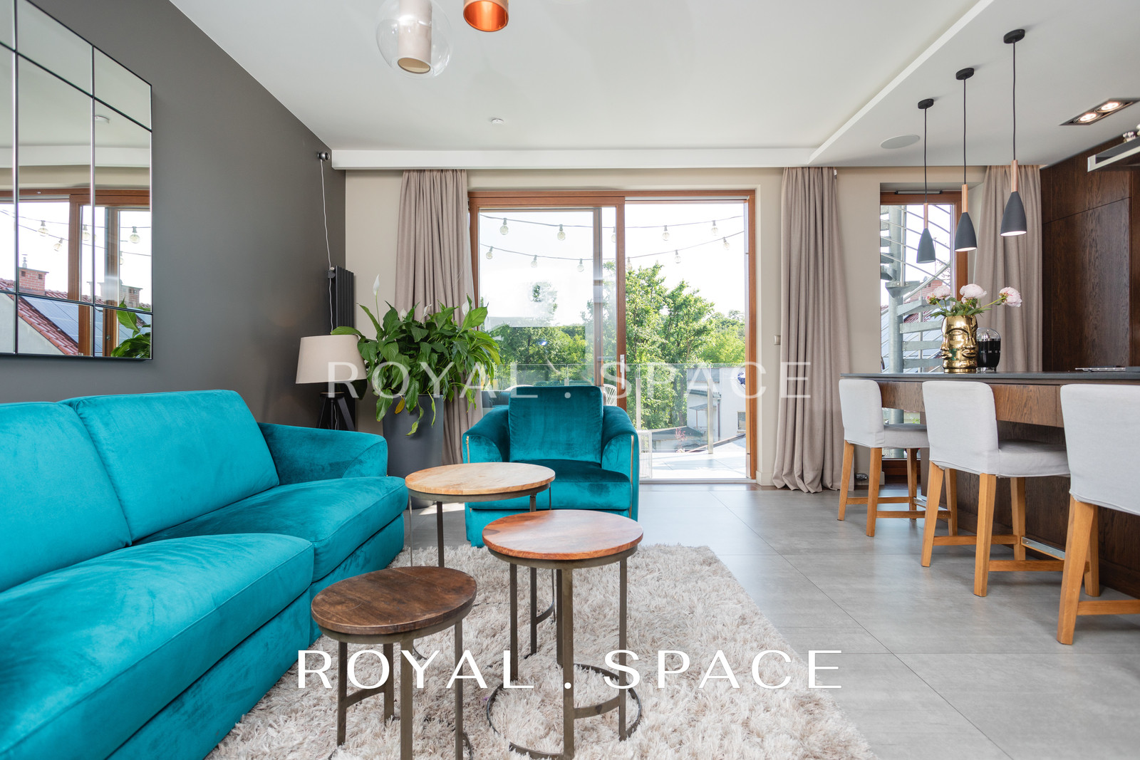 Apartament z tarasem na dachu na Woli Justowskiej