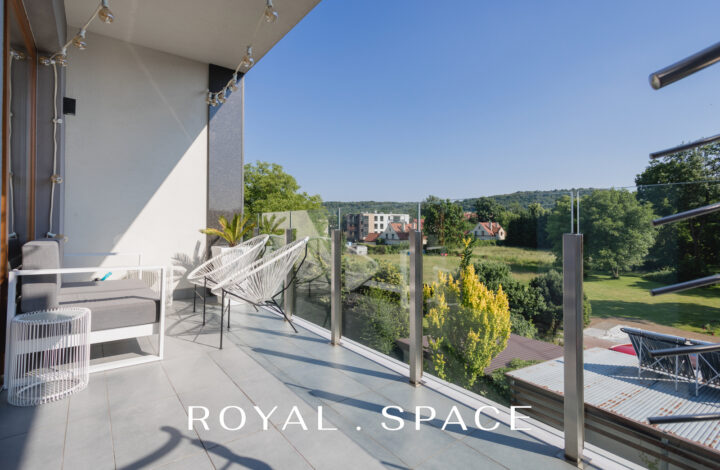 Apartament z tarasem na dachu na Woli Justowskiej