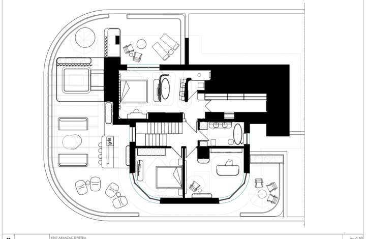 Dwupoziomowy apartament z widokowym tarasem 130m2