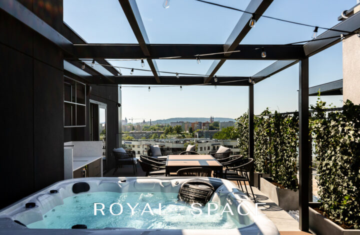 Dwupoziomowy apartament z widokowym tarasem 130m2