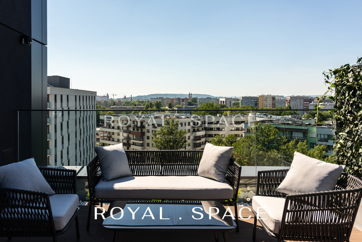 Dwupoziomowy apartament z widokowym tarasem 130m2